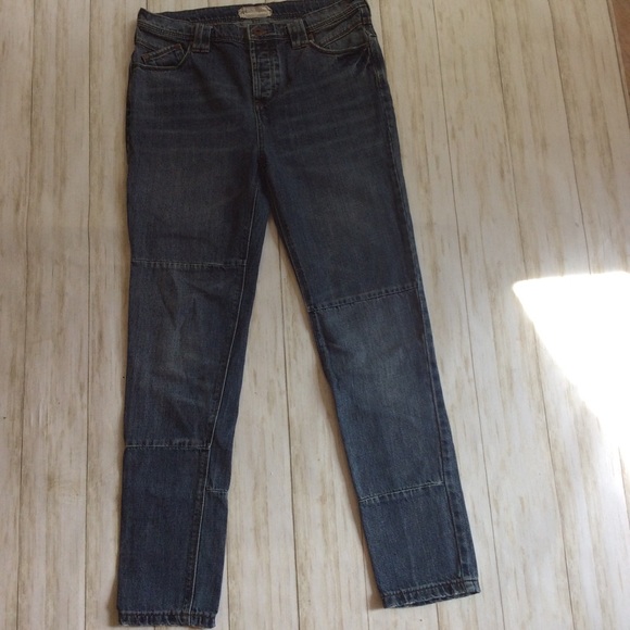 Free People Denim - 💚Free People button fly patchwork jeans